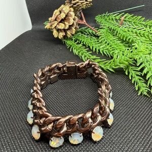 Chico's Bronze and Opalescent Bracelet
